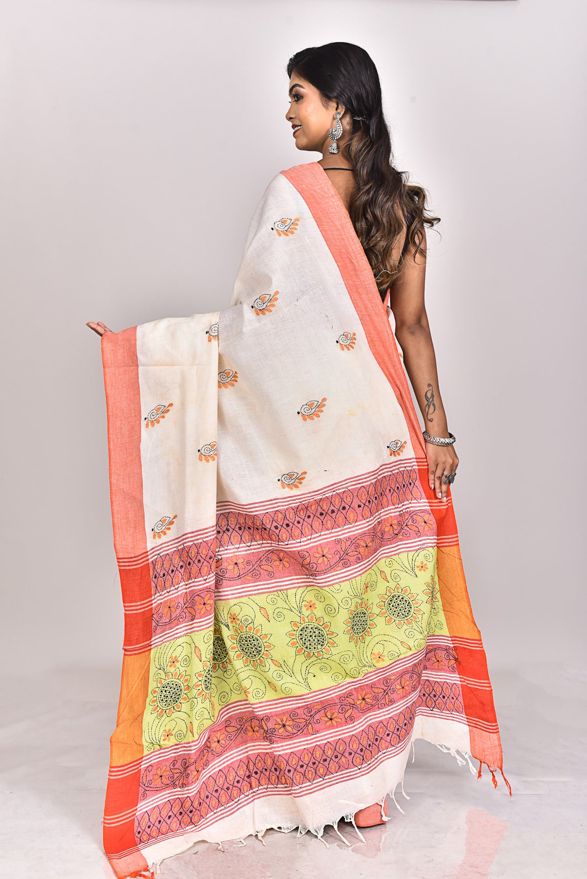 KHADI KANTHA SAREE
