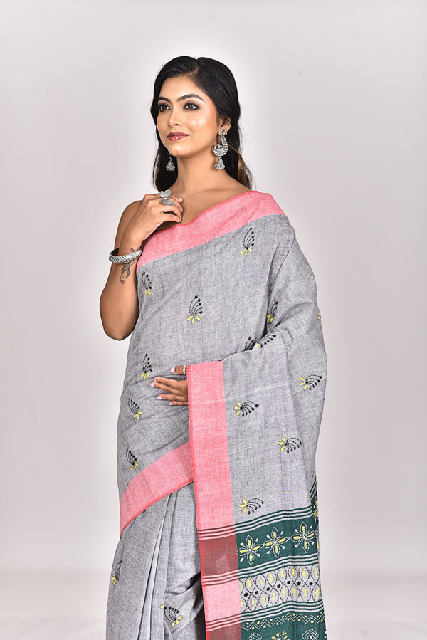 KHADI KANTHA SAREE