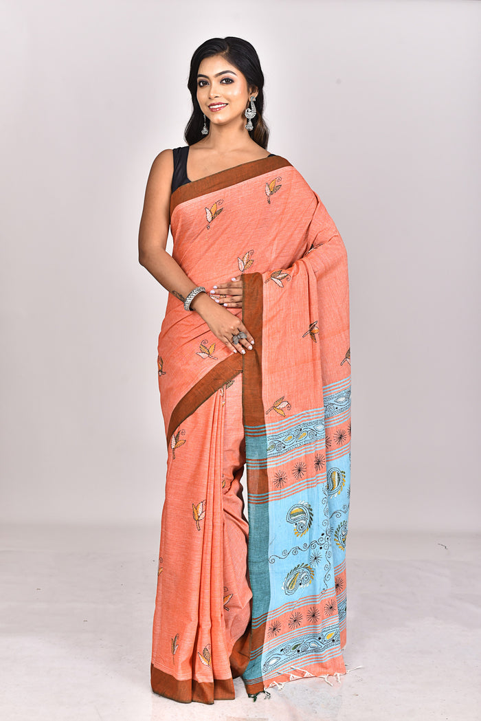 KHADI KANTHA SAREE