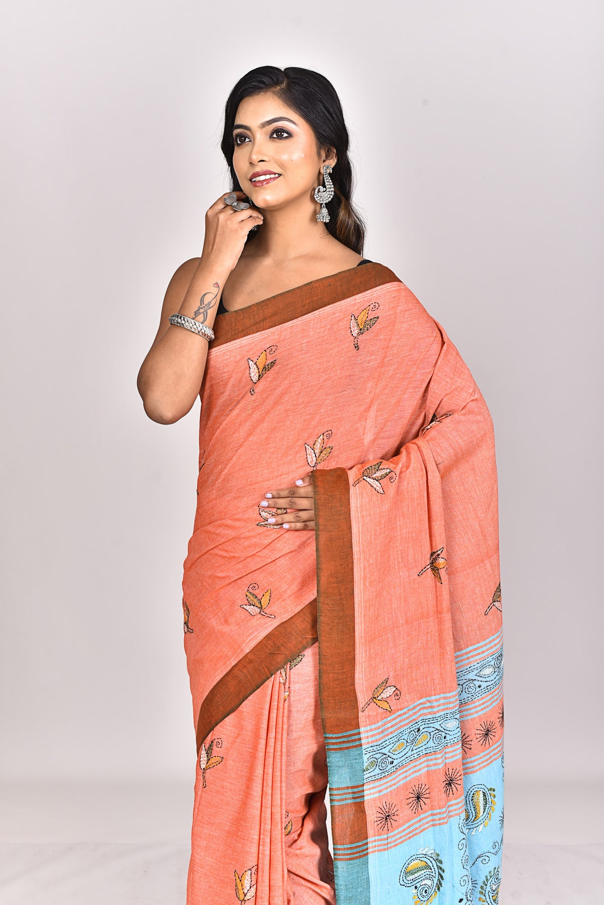 KHADI KANTHA SAREE