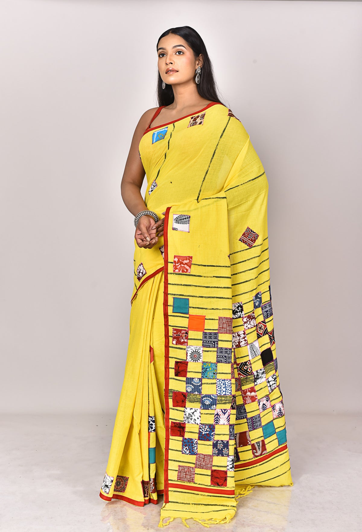 KHESH APPLIQUE SAREE