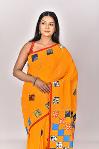 KHESH APPLIQUE SAREE