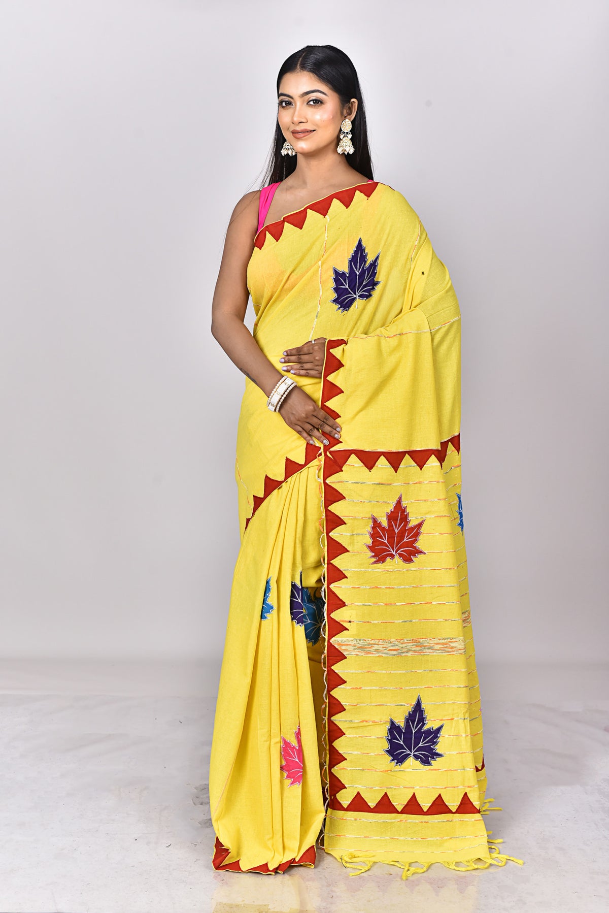 KHESH APPLIQUE SAREE