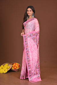 KOMOLRASHMI BLENDED SILK KANTHA SAREE