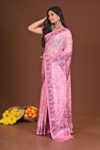 KOMOLRASHMI BLENDED SILK KANTHA SAREE