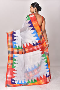 KOTA GAMCHA CHECK APPLIQUE SAREE