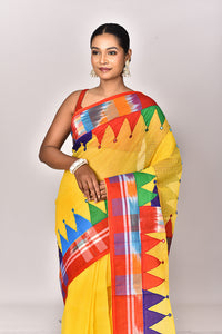 KOTA GAMCHA CHECK APPLIQUE SAREE