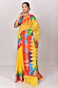 KOTA GAMCHA CHECK APPLIQUE SAREE