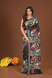KRISHNAKALPANA BLENDED SILK KANTHA SAREE