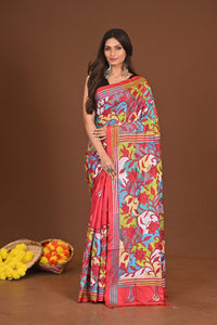KUMKUMKATHA BLENDED SILK KANTHA SAREE