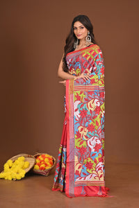 KUMKUMKATHA BLENDED SILK KANTHA SAREE