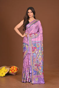LAVANIPRITI BLENDED SILK KANTHA SAREE