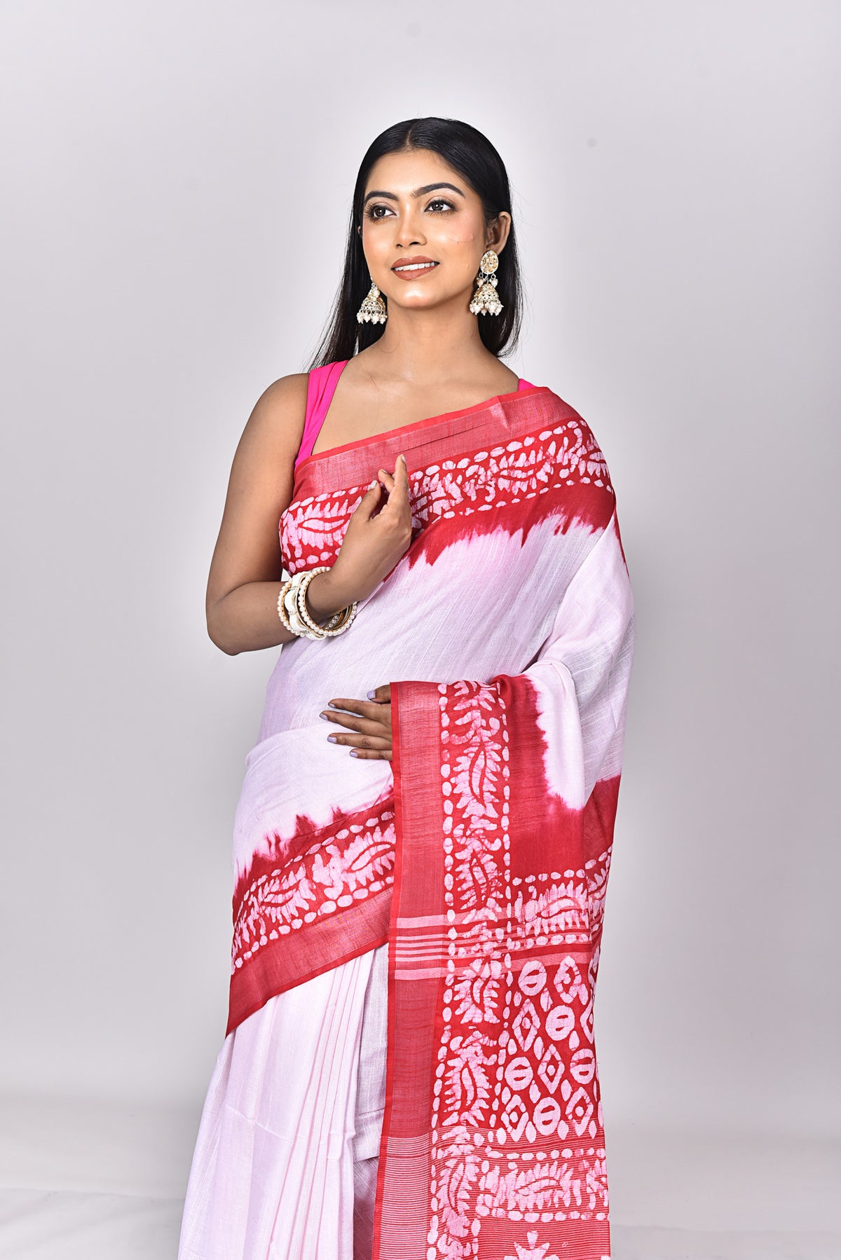 LINEN BATIK SAREE