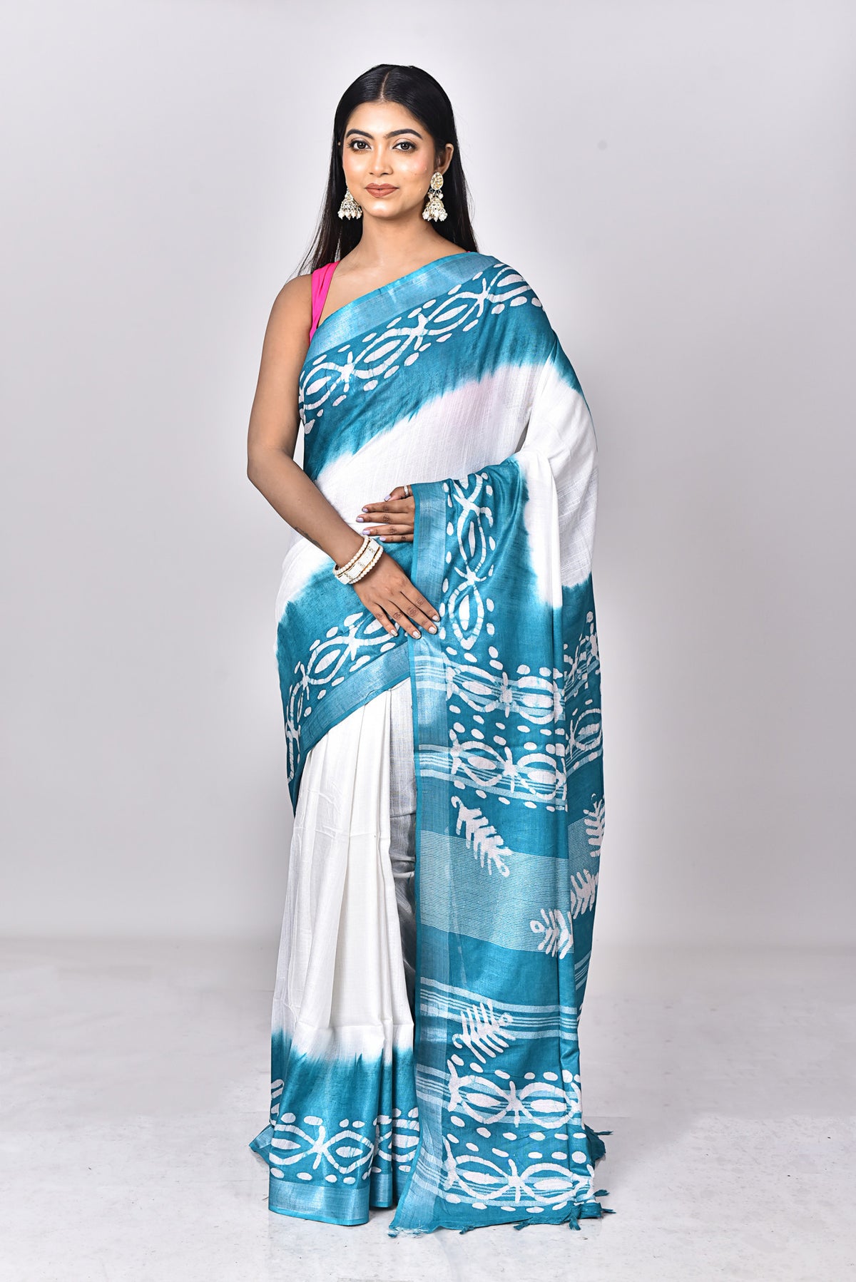 LINEN BATIK SAREE