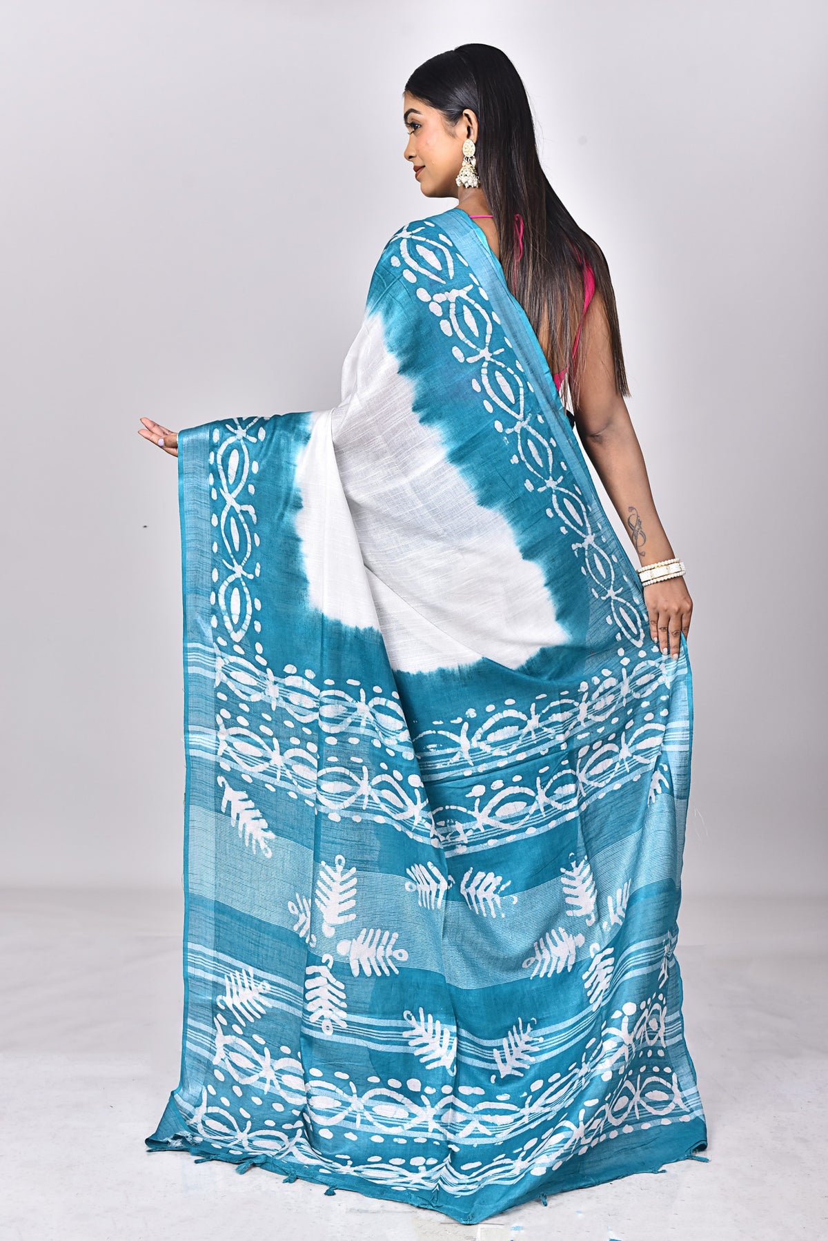 LINEN BATIK SAREE