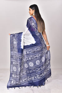 LINEN BATIK SAREE