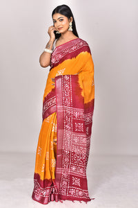 LINEN BATIK SAREE