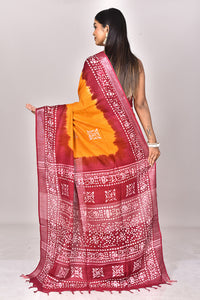 LINEN BATIK SAREE