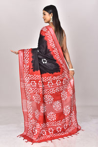 LINEN BATIK SAREE