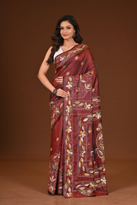 BLENDED SILK KANTHA SAREE