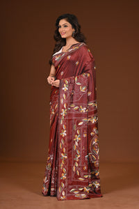 BLENDED SILK KANTHA SAREE