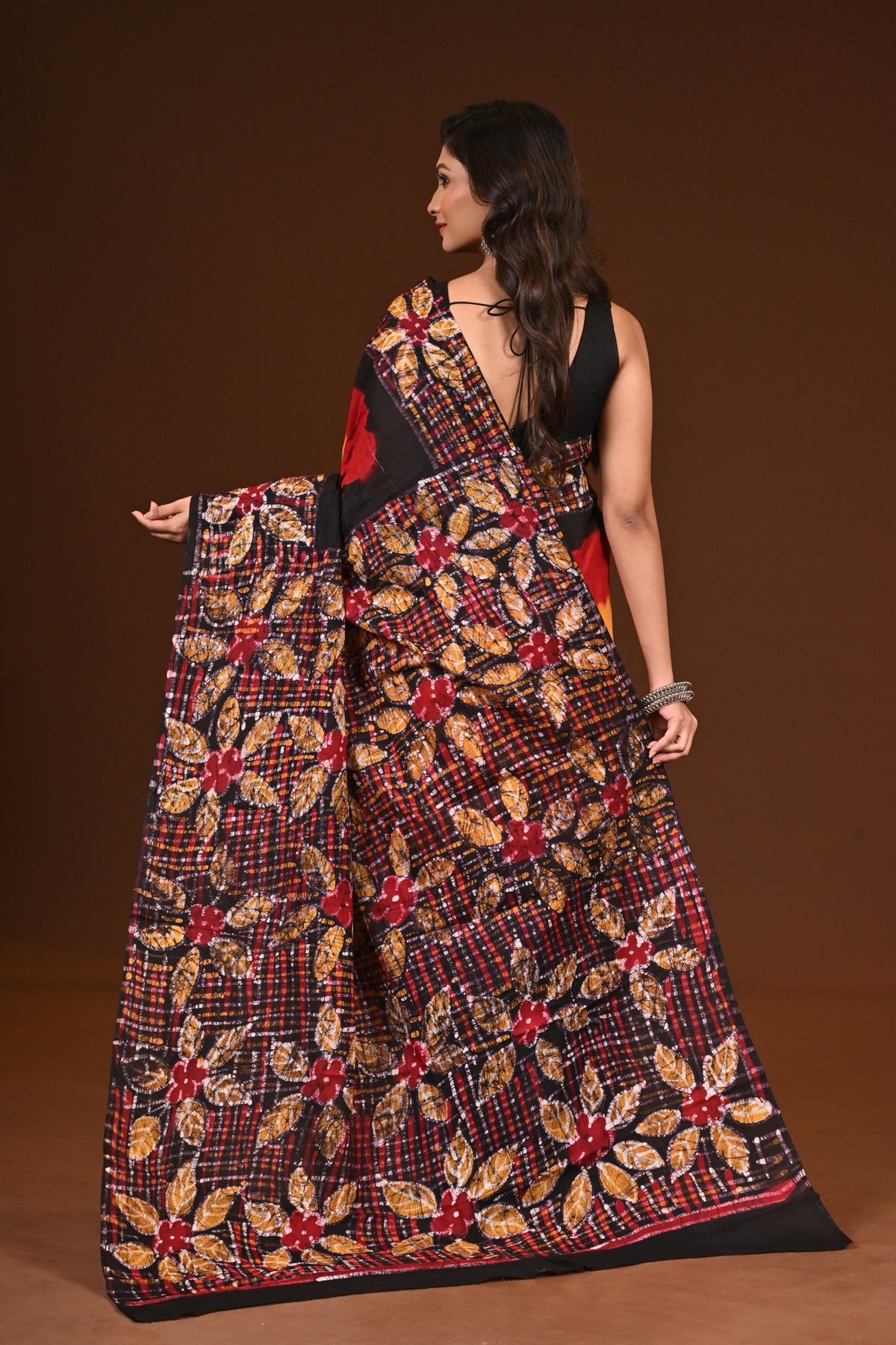 PURE COTTON HAND MALMAL SAREE