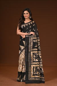 PURE COTTON HAND MALMAL SAREE