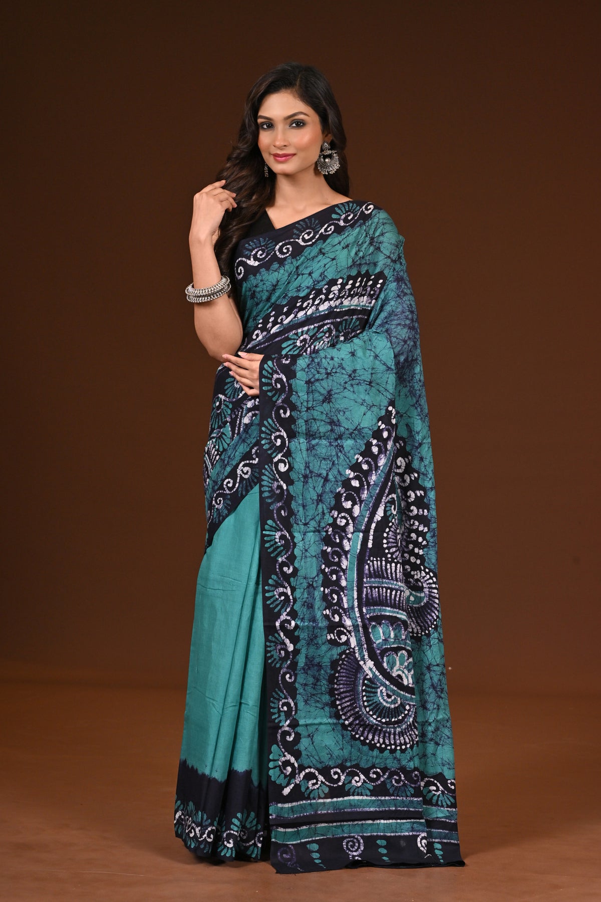 PURE COTTON HAND MALMAL SAREE
