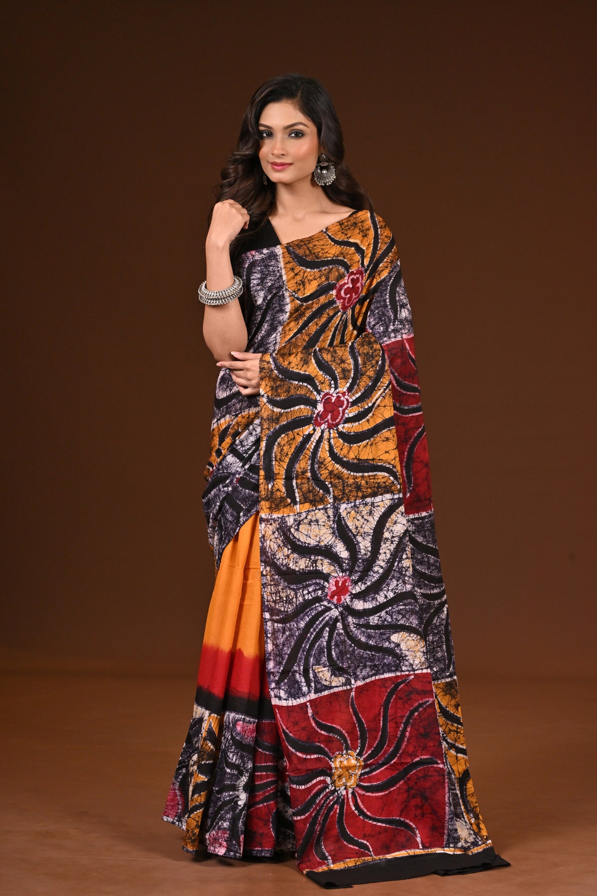 PURE COTTON HAND MALMAL SAREE