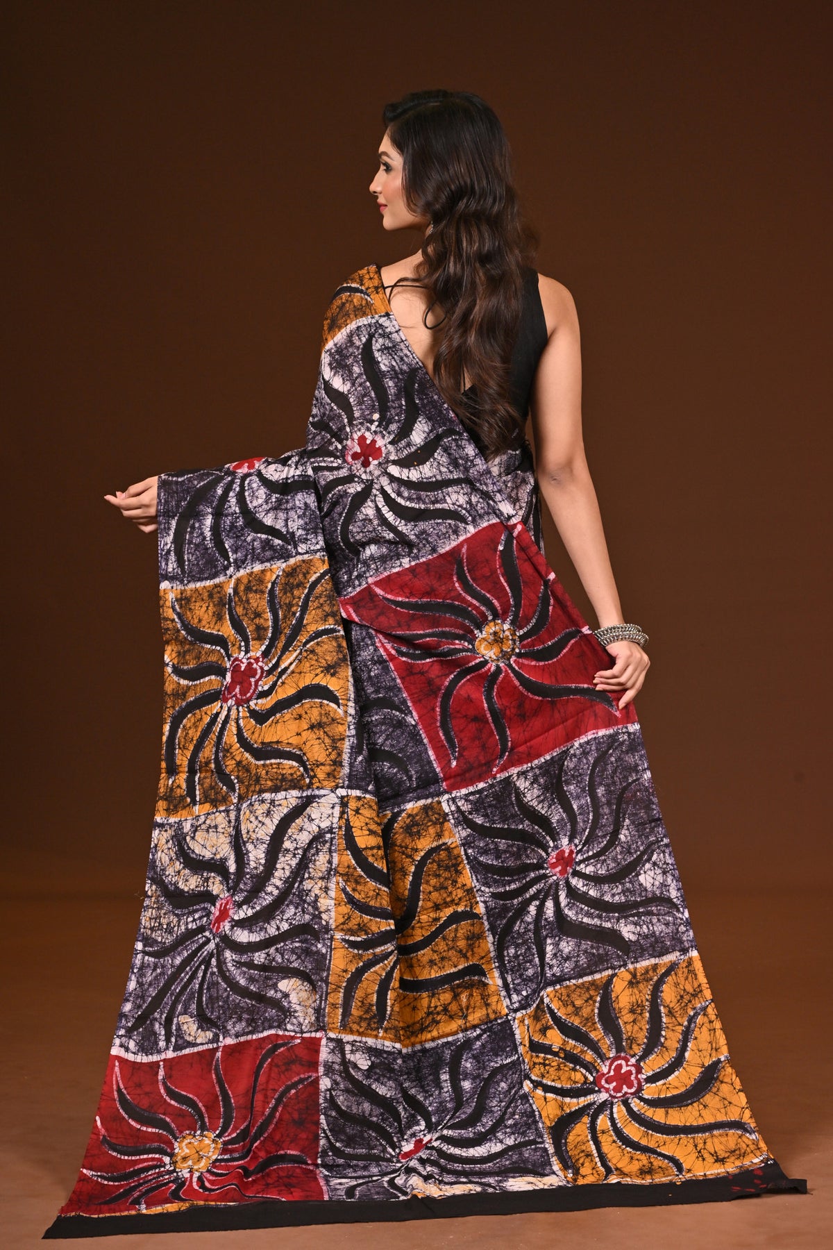 PURE COTTON HAND MALMAL SAREE