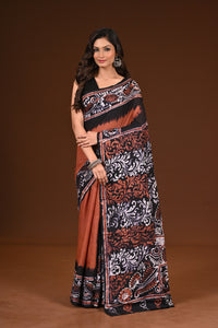 PURE COTTON HAND MALMAL SAREE