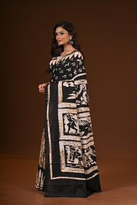 PURE COTTON HAND MALMAL SAREE