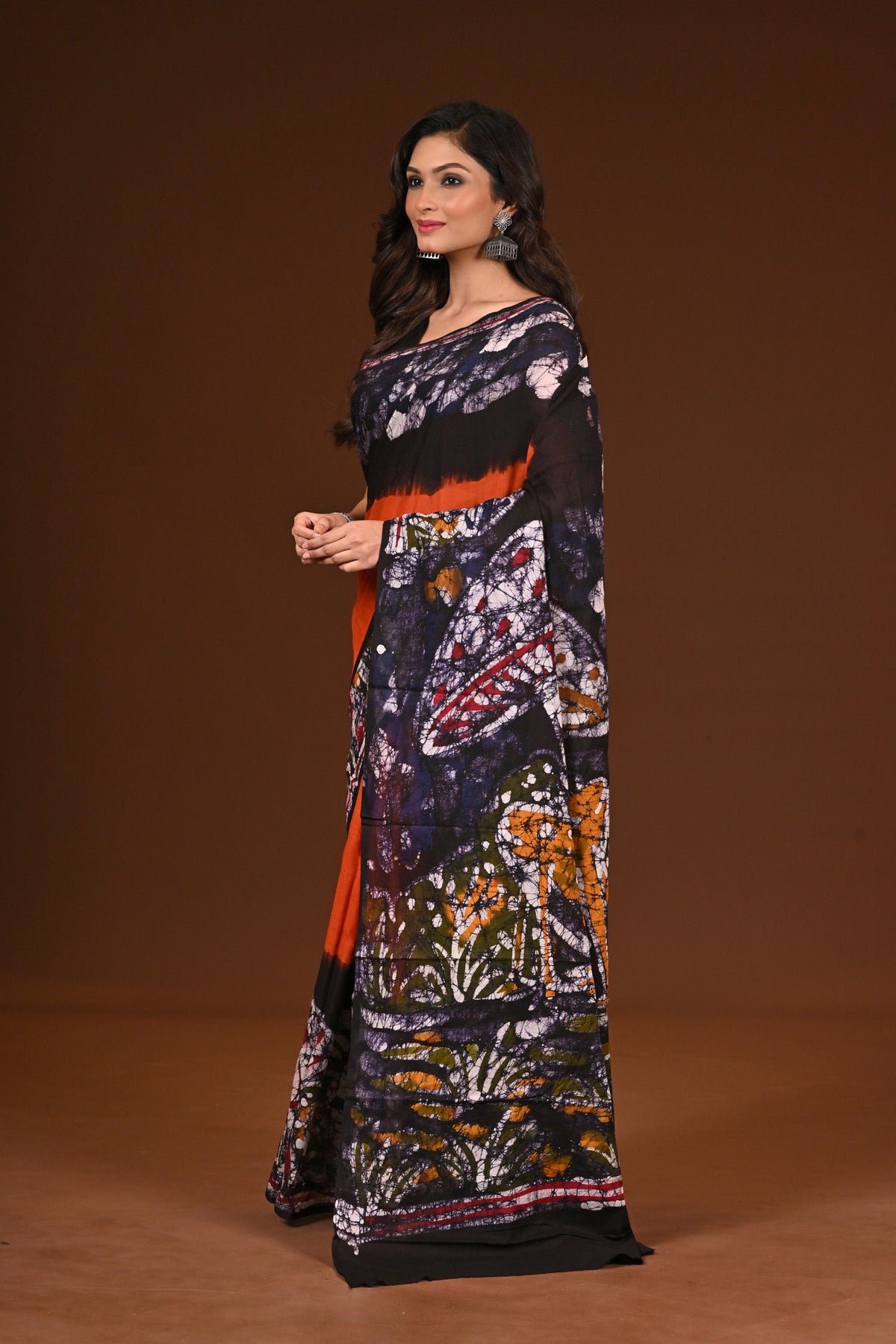 PURE COTTON HAND MALMAL SAREE
