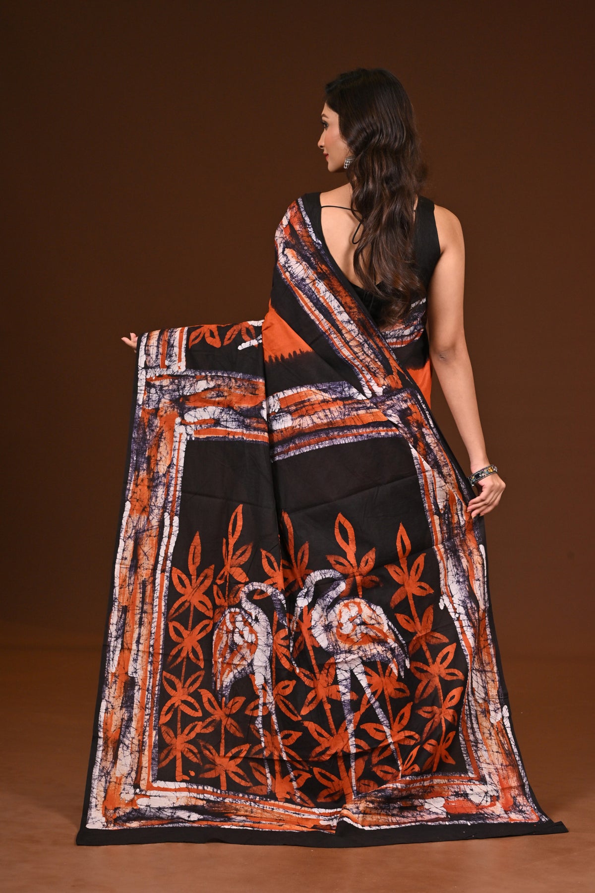 PURE COTTON HAND MALMAL SAREE