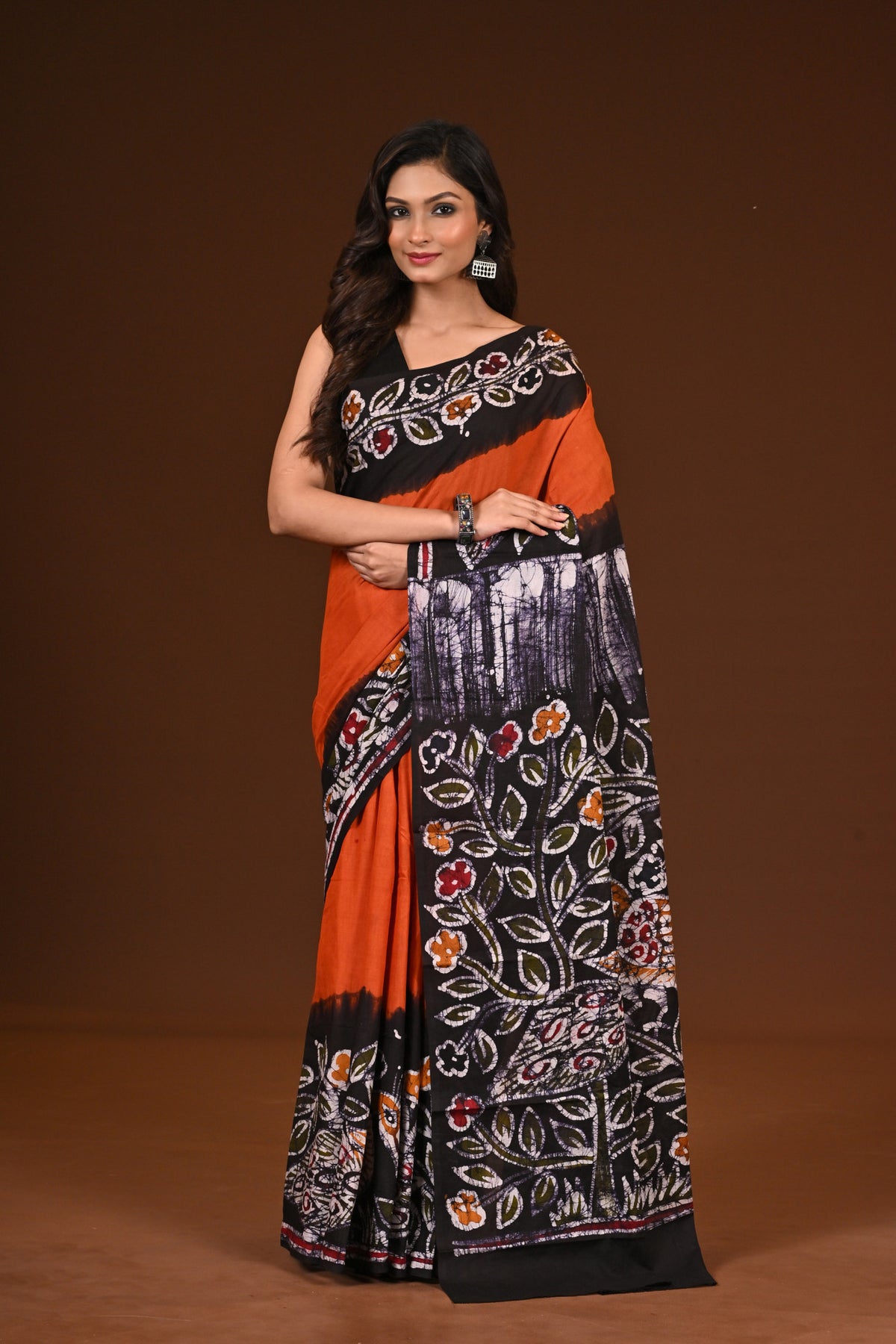 PURE COTTON HAND MALMAL SAREE