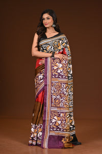 PURE SILK KANTHA SAREE