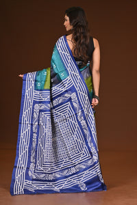 PURE SILK KANTHA SAREE