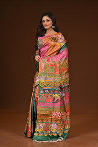 PURE SILK KANTHA SAREE