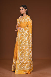 PURE  SILK KANTHA SAREE