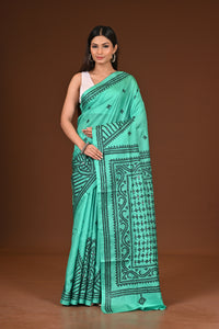 PURE  SILK KANTHA SAREE