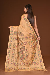 BLENDED SILK KANTHA SAREE