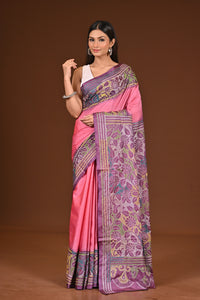 BLENDED SILK KANTHA SAREE