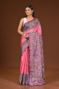 BLENDED SILK KANTHA SAREE