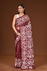 BLENDED SILK KANTHA SAREE