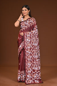 BLENDED SILK KANTHA SAREE