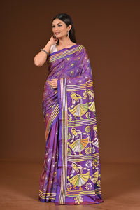 BLENDED SILK KANTHA SAREE