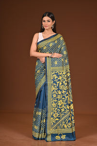 BLENDED SILK KANTHA SAREE