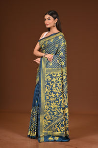 BLENDED SILK KANTHA SAREE