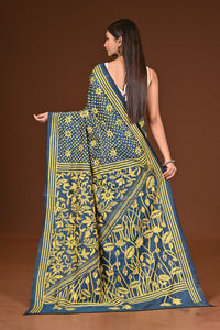 BLENDED SILK KANTHA SAREE