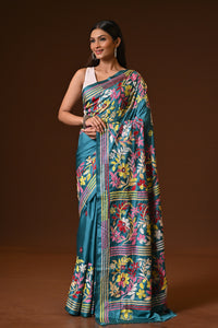 BLENDED SILK KANTHA SAREE